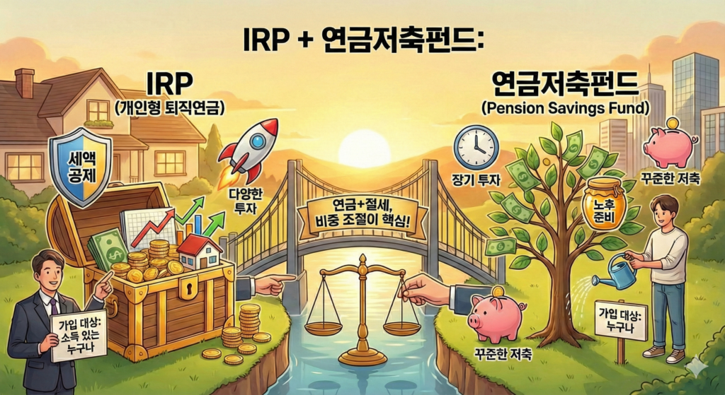 IRP와 연금저축펀드 장점